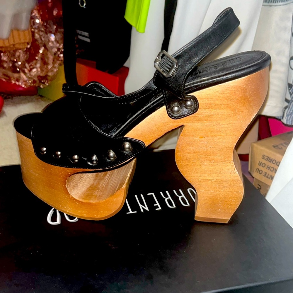 Dollskill current mood wooden heels